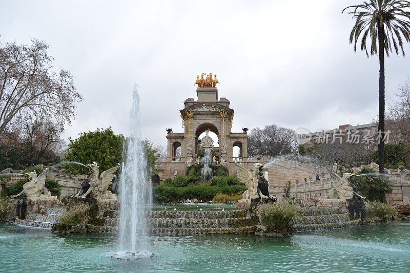 Parc de la Ciutadella 喷泉，巴塞罗那